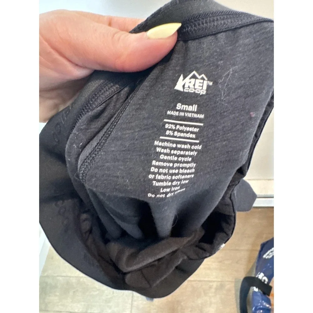 REI Co-op Long Johns Mens Small Gray Thermal Base Layer Pants Stretch Underwear
